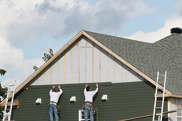 Professional Siding Repair technician working in Troy, IL